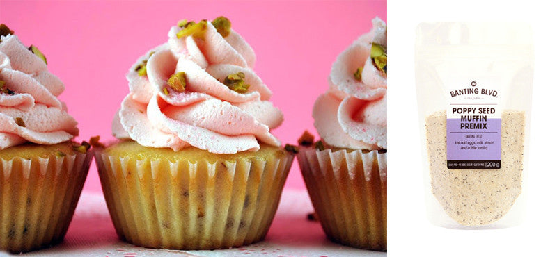 Rosewater Pistachio Icing