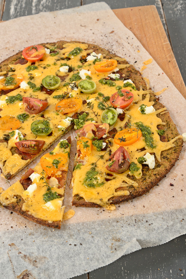 Banting Blvd’s Marguerite Pizza with Basil Base