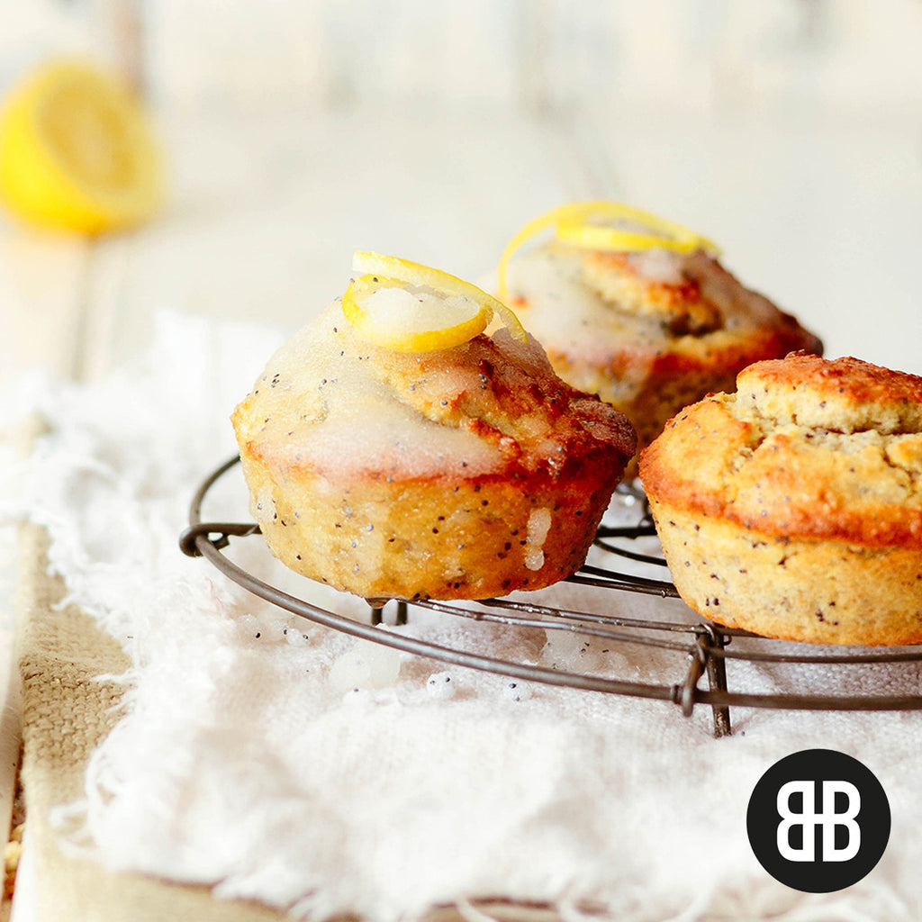 BANTING BLVD Poppy Seed Muffins with Lemon Drizzle