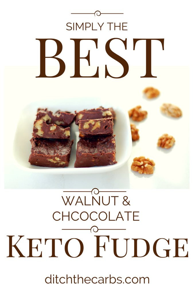 Walnut keto fudge