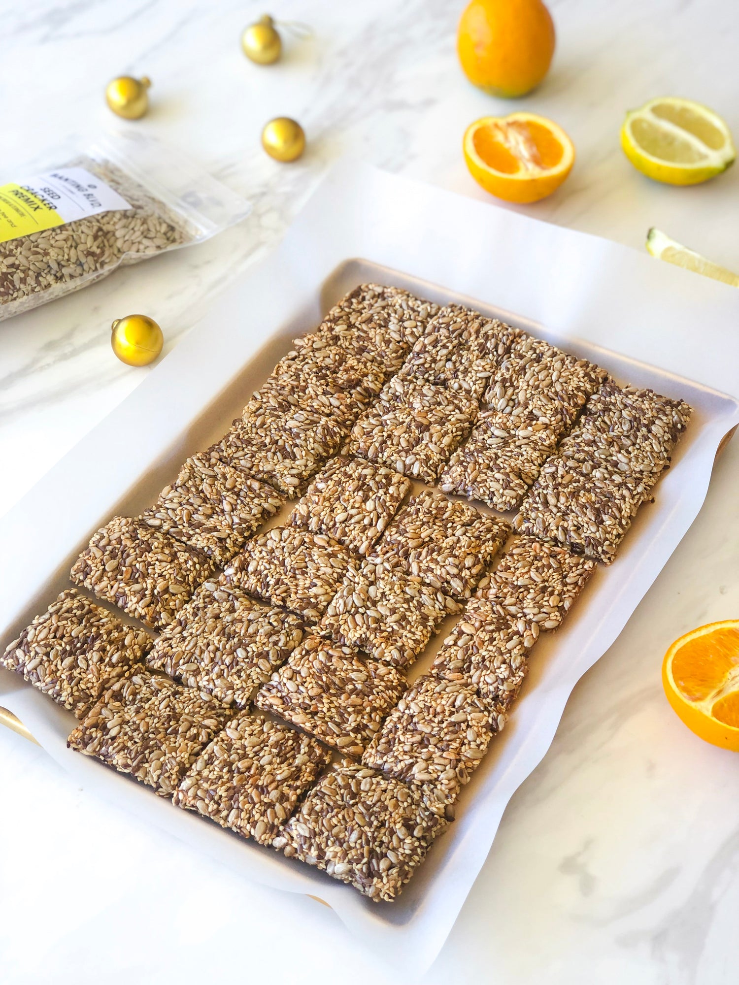 Citrus Seed Crackers: Low Carb and Grain Free!