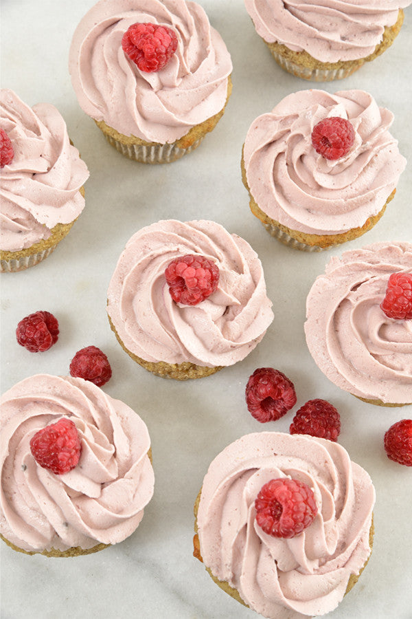 Banting Blvd’s Vanilla Cupcake with Berry Frosting