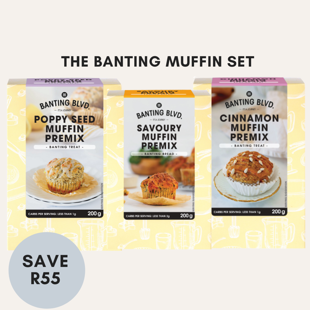The Muffin Banting Set (3 premixes)